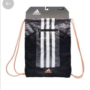 ADIDAS Fat Stripes II Sackpack (Onix Jersey/Black/Sun Glow/White)